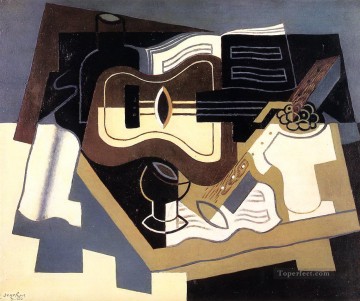 guitarra y clarinete 1920 Juan Gris Pinturas al óleo